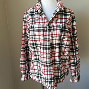 LL Bean Heritage Chamois Button Down Flannel Shirt 🌼